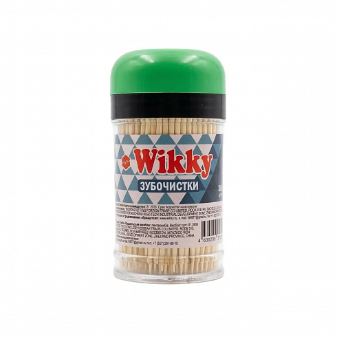 Зубочистки ТМ «WIKKY» 300 шт