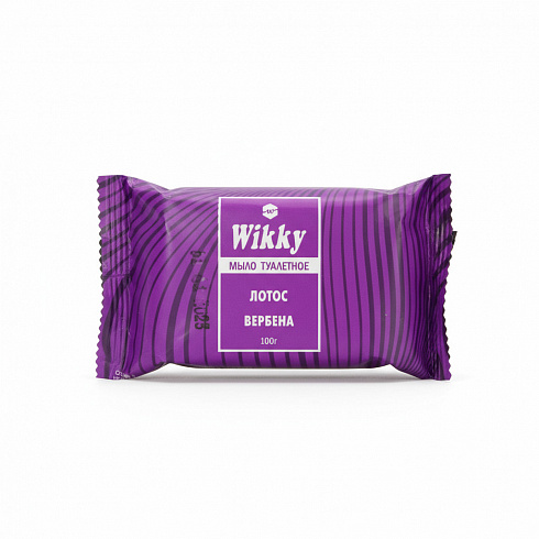  Туалетное мыло твёрдое глицериновое ТМ «WIKKY» 100 гр
