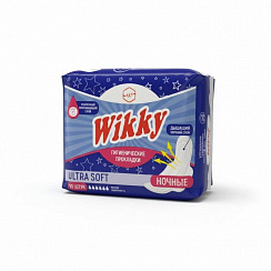 Ночные гигиенические прокладки ТМ «WIKKY»