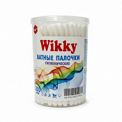 Ватные палочки ТМ «WIKKY» банка 100 шт