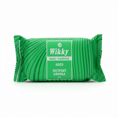  Туалетное мыло твёрдое глицериновое ТМ «WIKKY» 100 гр
